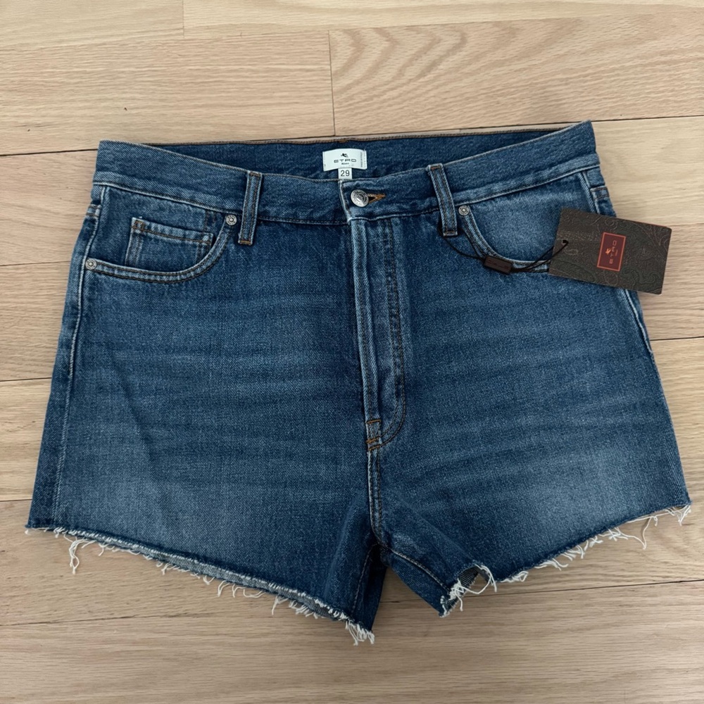 NWT Etro jean shorts